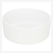  Керамична купа с релефен дизайн Trixie Ceramic Bowl в бял цвят
