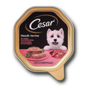 Пастет за кучета Cesar Tray с телешко и пилешко месо