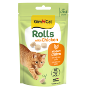Котешки лакомства GIMCAT ROLLS WITH CHICKEN с пиле - 50г