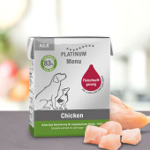 Мокра храна за кучета Platinum Menu Adult Chicken с 83% Прясно пилешко месо, ориз и зеленчуци