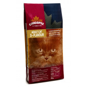 Chicopee Adult Cat 3-Flavour за израстнали капризни котки с пиле, риба и свинско 15кг.