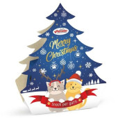 Коледни котешки лакомства  Record Christmas pack със сирене и мляко