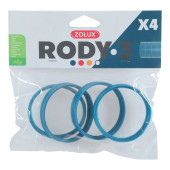 Свързващи рингове Zolux RODY3 Connector ring 4 броя в син цвят