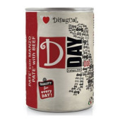 Консервирана храна за кучета Disugual D-Day Dog wet food Adult Beef с 96% телешко месо и риба