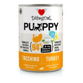 Консервирана храна за подрастващи кученца Disugual Wet food Puppy Turkey с 94% пуешко месо