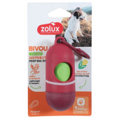 Диспенсър за хигиенни пликчета Zolux BVK dispenser в червен цвят