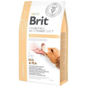 Пълноценна, суха храна за кучета Brit Veterinary Diets Dog Hepatic за подпомагане на чернодробната функция при хронична чернодробна недостатъчност с Яйца и грах, БЕЗ ЗЪРНЕНИ КУЛТУРИ