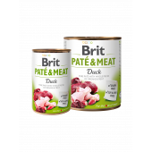  BRIT PATÉ & MEAT DUCK- консервирана храна за кучета с 27% прясно патешко месо и 23% пилешко месо