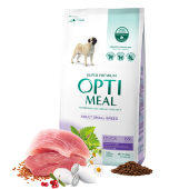 Пълноценна суха храна OPTIMEAL Dog small breeds duck за кучета от малки породи с патешко месо