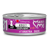 Консервирана храна за котки Disugual MiniMe Adult Mousse Duck 31 с Патешко, БЕЗ глутен и зърнени култури
