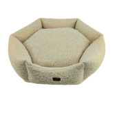 Луксозно кучешко легло CAZO Soft Bed Mirson в бежов цвят 
