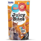 Сочни хапки за котки Inaba Cat Juicy Bites Homestyle Fish flavour & Clam с вкус на Риба и миди, №1 в света мокро лакомство за котки 
