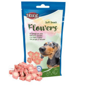 Лакомство за кучета Trixie Soft Snack Flowers - меки цветчета с Агнешко и пилешко месо