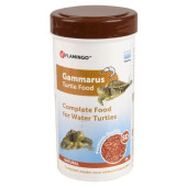 Пълноценна, 100% натурална храна за костенурки Flamingo GAMMARUS NATURAL FOOD със сушени скариди и ракообразни 250 мл.