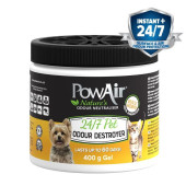Гел против неприятни миризми PowAir Instant Odour Destroyer Gel с натурални масла, безвреден за деца и домашни любимци