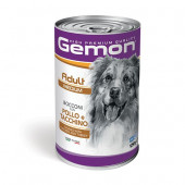 Консерва DOG GEMON Adult Medium - за кучета, хапки с пиле и ориз 415 гр.