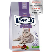 Суха храна за котки над 8 години Happy Cat Senior Atlantic Salmon - храна за котки с пъстърва