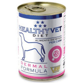 Консервирана кучешка храна HEALTHYVET DIET DERMAL за поддържане здравето на кожата