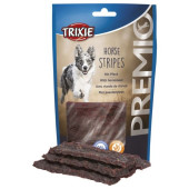 Кучешко лакомство Trixie PREMIO Horse Stripes монопротеинови ленти от 86 % конско месо 