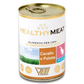 Консервирана храна за кучета HEALTHY MEAT Mono Protein Horse And Potatoes PUPPY със 100% чист протеин от конско месо и картофи за кученца