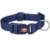 Кучешки нашийник  Trixie Premium collar с регулируема дължина, цвят синьо индиго