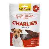 Кучешко лакомства GIMDOG Charlie jerkies Beef хапки от Телешко месо, БЕЗ зърнени култури