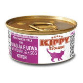 Консервирана храна за малки котенца Kippy Mousse kitten мус от пъдпъдъче месо и яйца