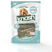 Дентални пръчици за кучета Knash Woofa - Loofa Medium  Mint & Parsley с Мента и магданоз