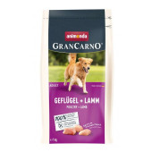 Пълноценна суха храна за кучета GranCarno Adult Poultry and Lamb с птиче и агнешко месо 