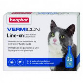Vermicon Beaphar - спот он без инсектициди за котки 3 бр.