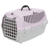 Транспортна клетка Trixie Capri 1 Transport box подходяща за котки и малки породи кучета до 6 кг в светлолилав цвят