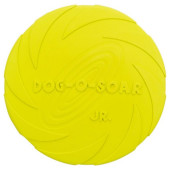 Фризби за кучета от естествен каучук Trixie Dog Disc в жълт цвят 15 см