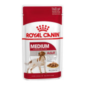 Пълноценна мокра храна в пауч Royal Canin Medium Adult Pouch за кучета в зряла възраст от средни породи  - над 12 месеца 