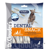 Дентални лакомства Dr. Clauder's Dental Snack Duck - Medium Breed от пресована кожа и патешко месо, подходящи за кучета от средни породи