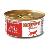 Консервирана храна за кастрирани котки Kippy Mousse adult cat мус от телешко месо