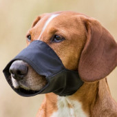 Намордник за кучета Trixie Muzzle, polyester от полиестер, черен цвят