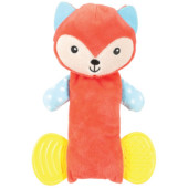 Кучешка екологична играчка Zolux  MAXOU DENTAL плюшена лисичка с грижа за зъбите