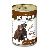 Консервирана храна за кучета KIPPY Lamb & Rice - с висококачествено агнешко и ориз 1250 гр.