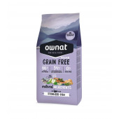 Натурална суха храна за кастрирани котки OWNAT GF PRIME STERILIZED FISH БЕЗ ЗЪРНО, с прясна океанска риба