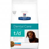 Hills Prescription Diet t/d Mini - диета за кучета за зъбна хигиена, намалява образуването на плака и зъбен камък 3 кг.