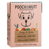 Мокра храна за кучета Pooch&Mutt Тurkey&Chcken с 26% прясно пуешко месо, 21% пиле и зеленчуци