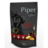 Пълноценна храна за кучета Piper пауч 500 гр. с телешки дроб и картофи