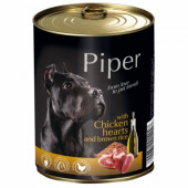 Piper adult консервирана храна за кучета с пилешки сърца и кафяв ориз