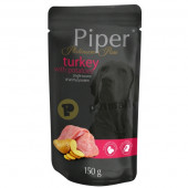 Деликатесен пауч за кучета от мини и малки породи с пуйка и картофи Piper Platinum Pure Turkey with Potatoes