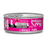 Консервирана храна за кастрирани котки Disugual MiniMe Sterilized Mousse 34 със свинско, БЕЗ глутен и зърнени култури