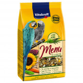 Vitakraft - Menu Vital - пълноценна храна с мед и витамини за големи папагали 1 кг.