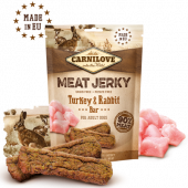 Carnilove Jerky Rabbit & Turkey Bar - кучешки лакомства под формата на вкусни барчета, с пуешко и заек