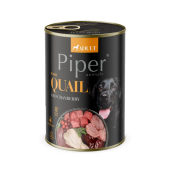 Консервирана храна за кучета Piper® Adult 400гр - с пъдпъдък и боровинки