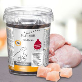 Лакомство за кучета Platinum Fit-Sticks Chicken+Rabbit пръчици с 76% Прясно пилешко и заешко месо
