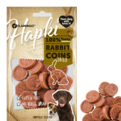Лакомство за куче Flamingo Hapki Rabbit coins хапки от заешко